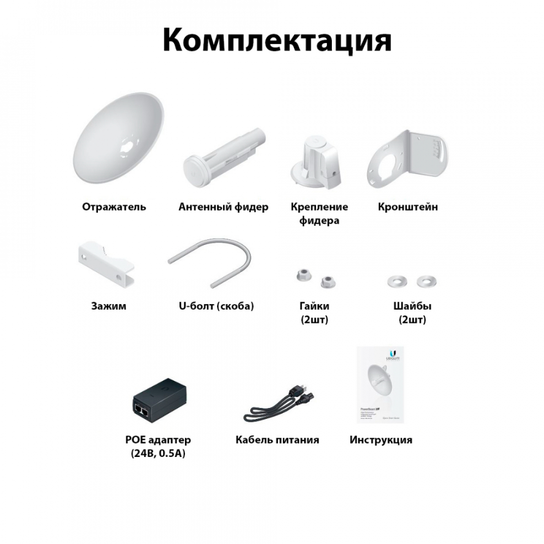 Точка доступа, радиомост Ubiquiti PowerBeam M5 400