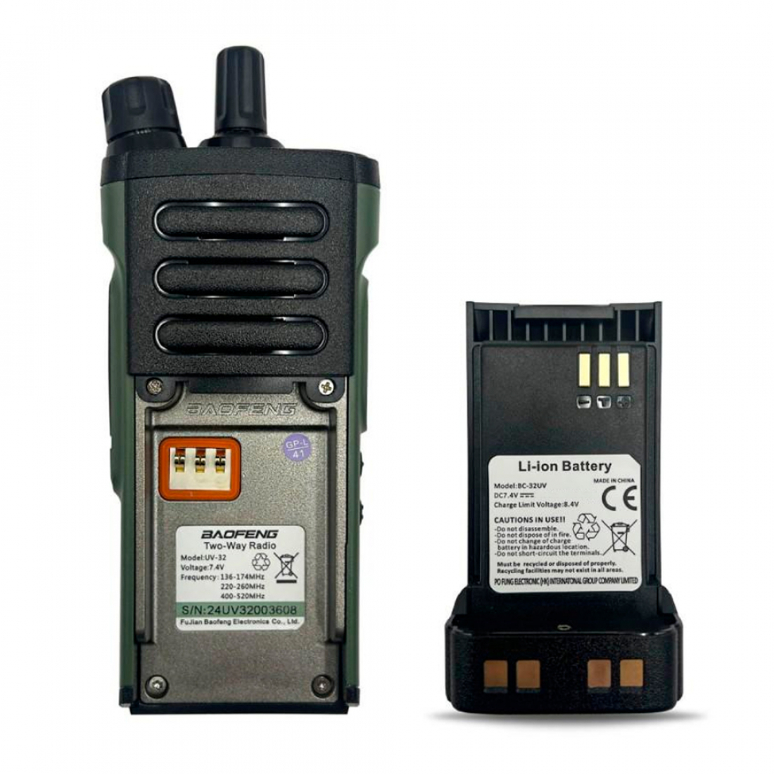Baofeng UV-32 10W GPS + USB Type С