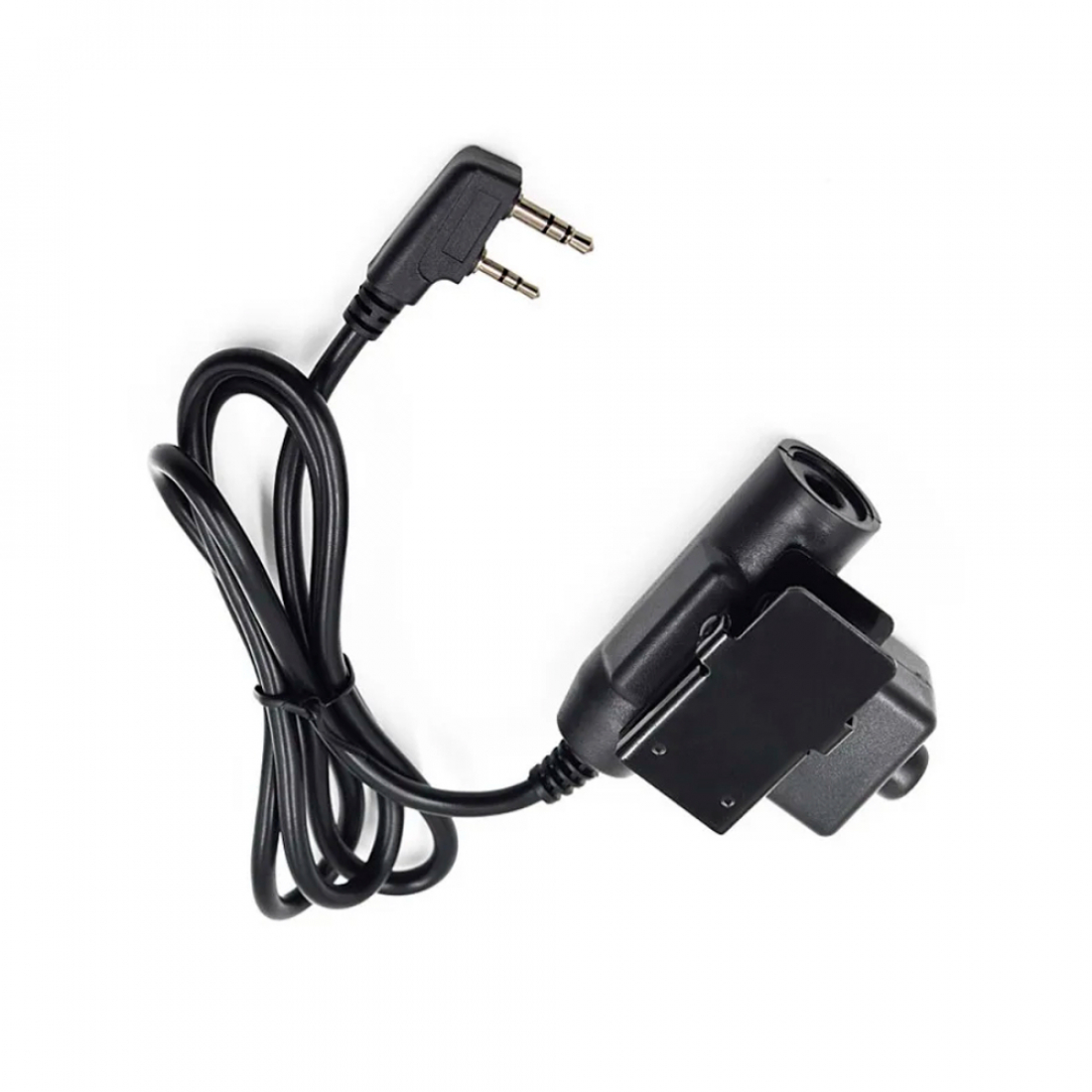 Кнопка тактическая PTT U94 с адаптером Baofeng/Kenwood тип 2PIN (тип K)