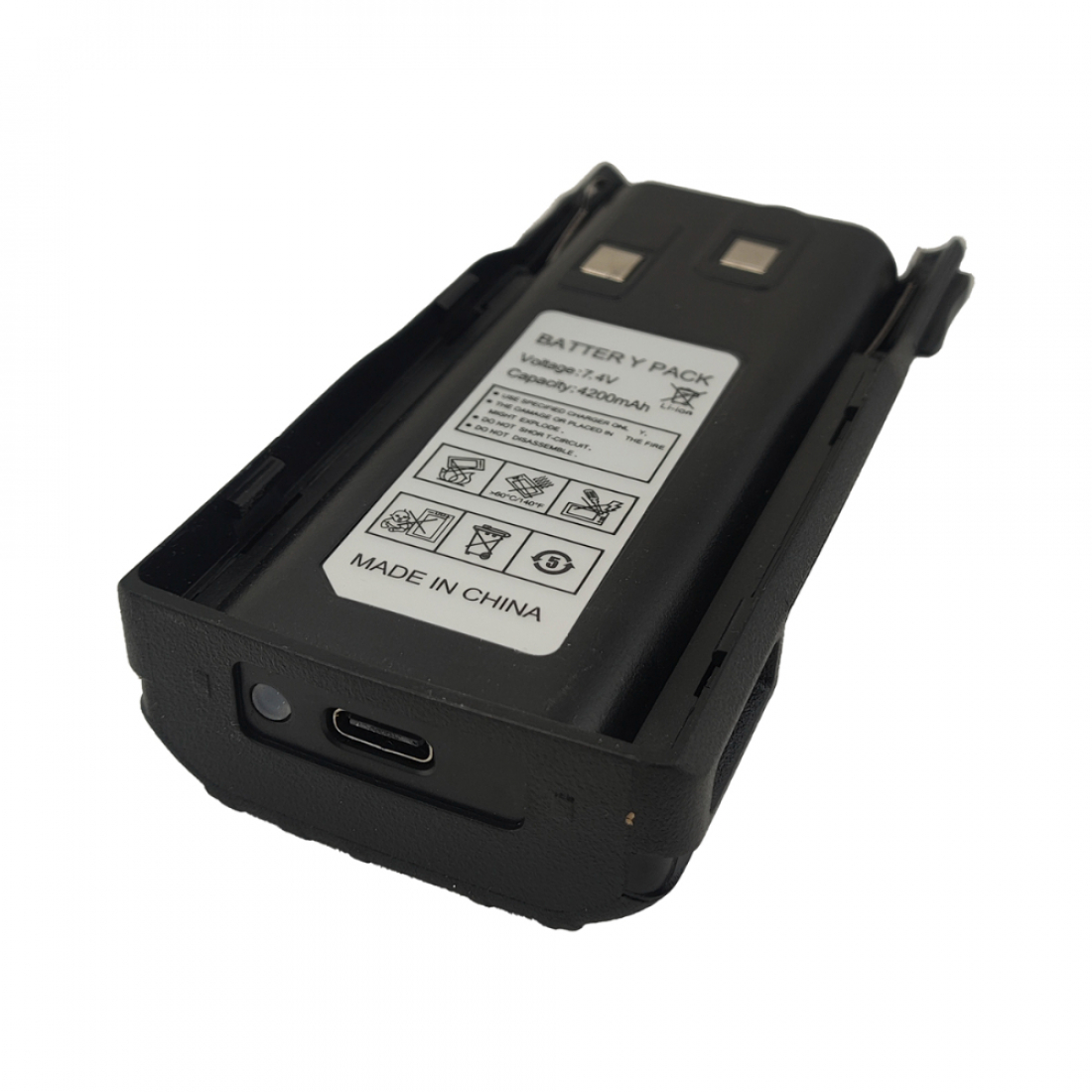 Аккумулятор для рации Baofeng UV-82 4200мАч Type-C