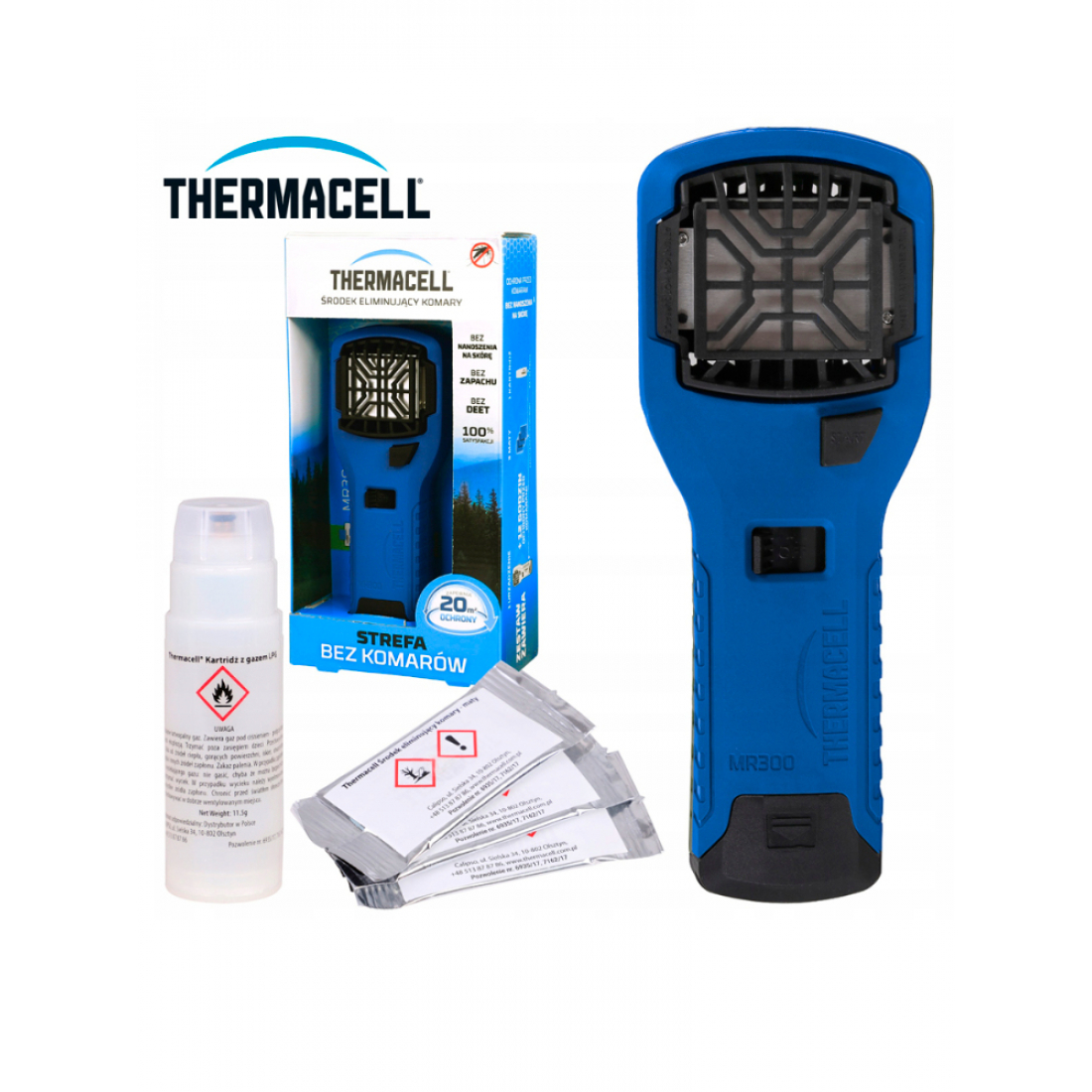 Фумигатор + пластины Thermacell MR-300 Black Repeller (синий)