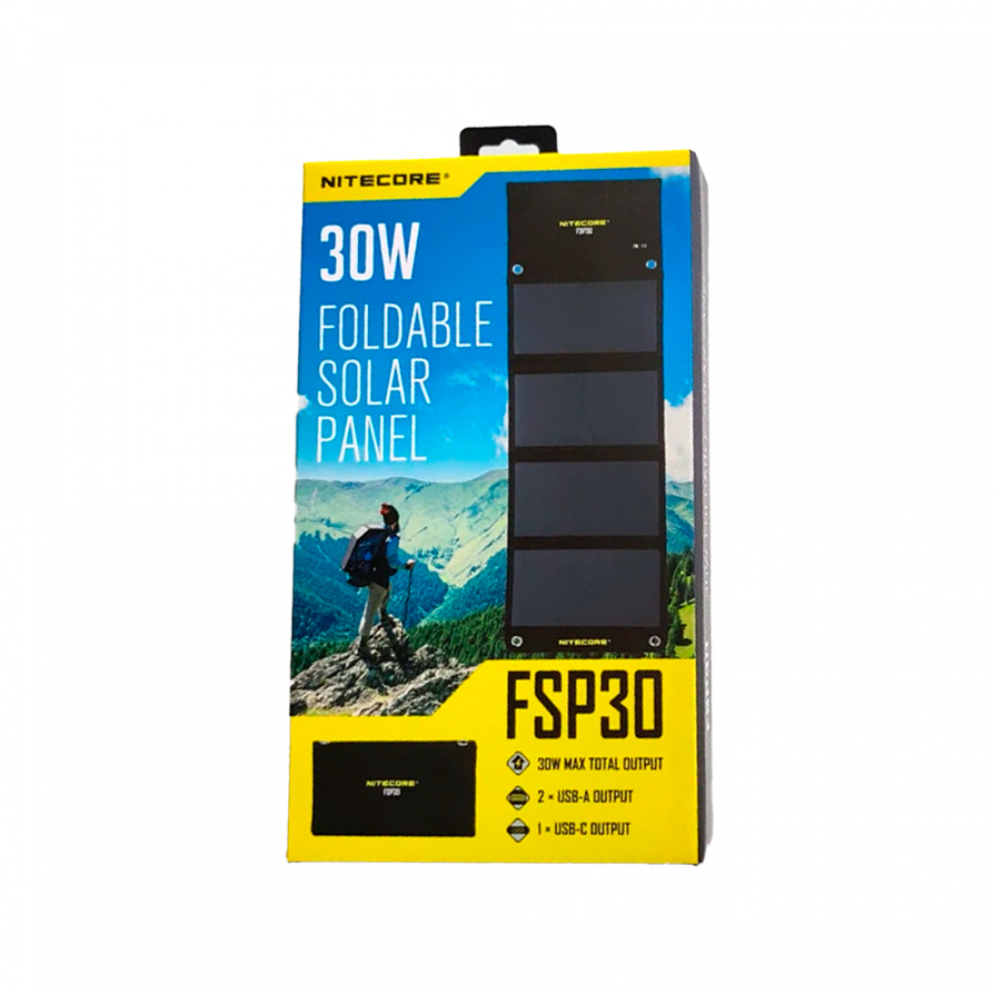 Портативная складная солнечная панель Nitecore FSP30 30W