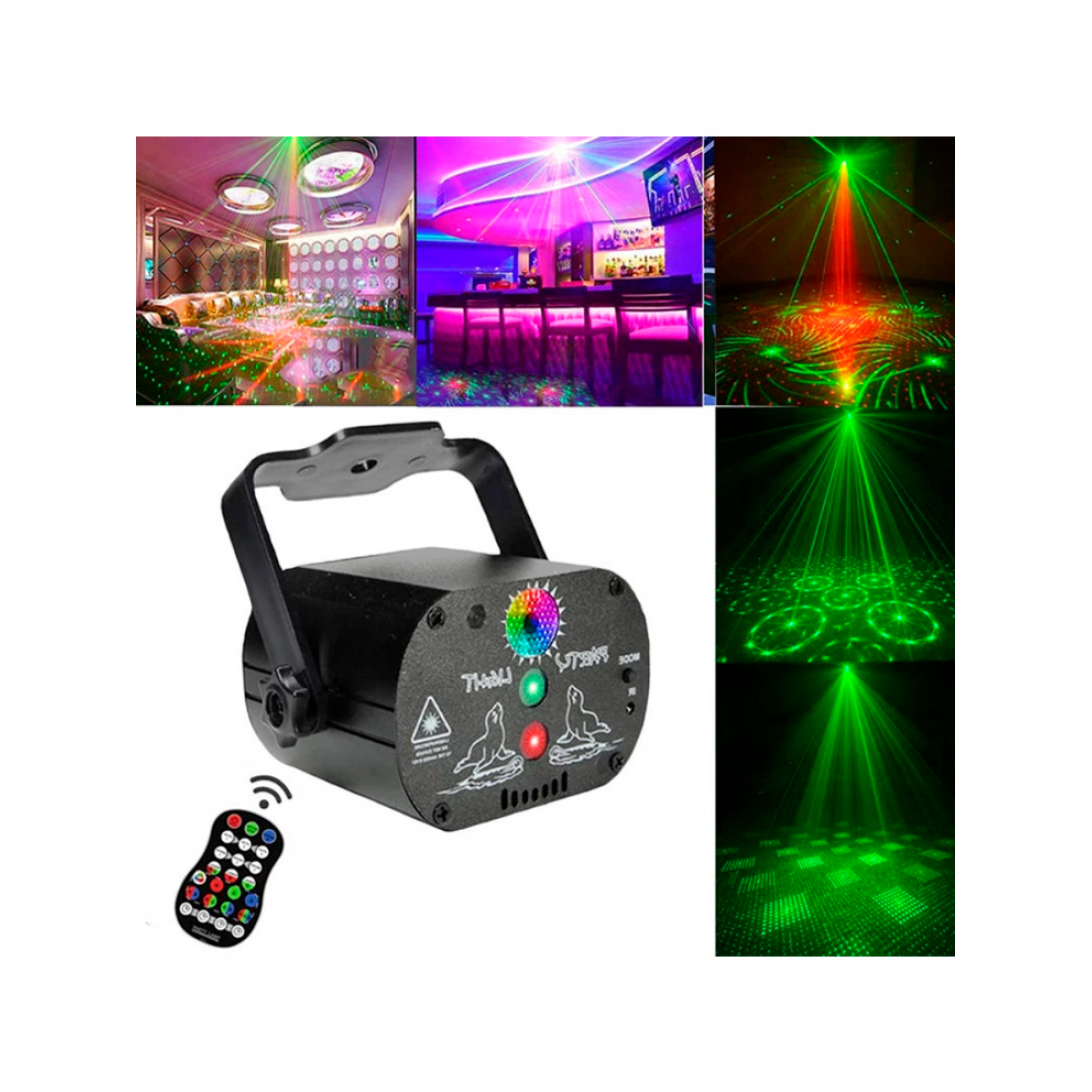 Лазерный проектор, светомузыка Little Party Light