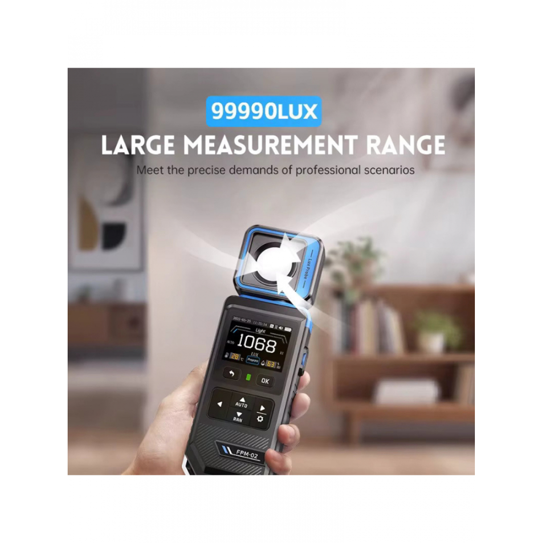 Измеритель освещенности FNIRSI FPM-02 3в1