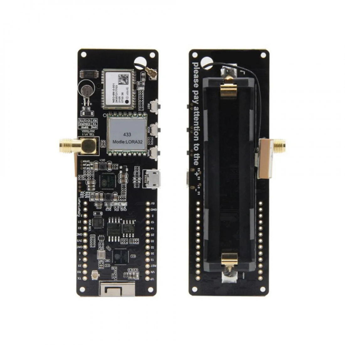 Плата T-Beam Meshtastic V1.2 ESP32 LoRa 433МГц