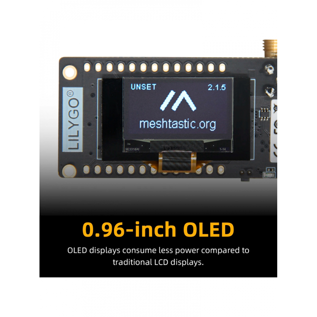 Плата LILYGO TTGO Meshtastic LoRa32 V2.1_1.6.1  868 МГц SX1276