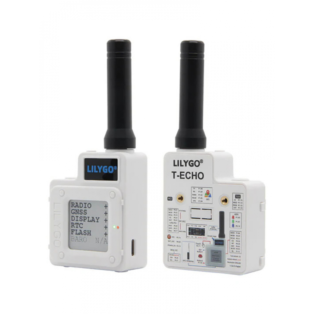 Модуль LILYGO TTGO Meshtastic T-Echo LoRa 433 МГц SX1262 White