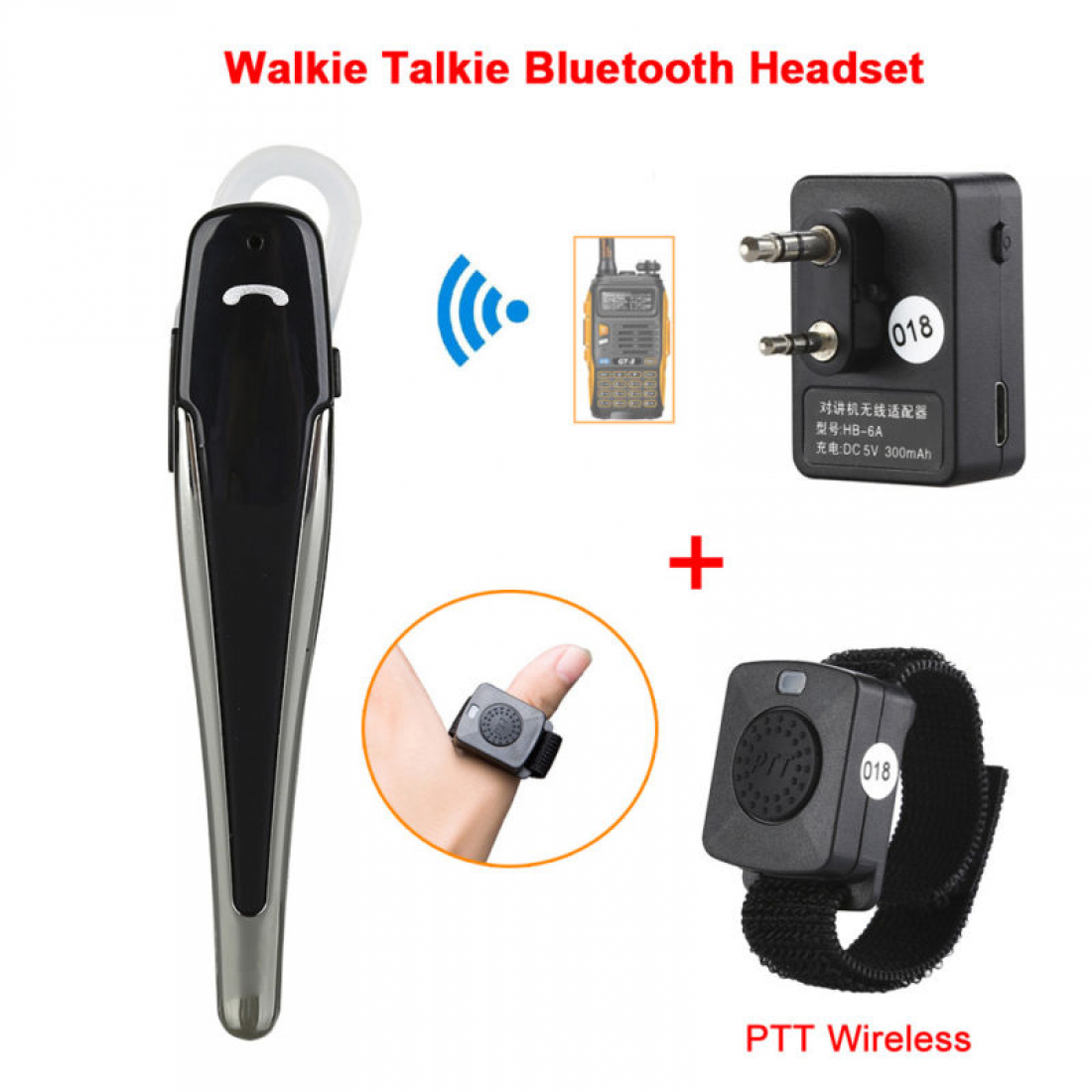 Bluetooth Гарнитура для раций Baofeng Kenwood