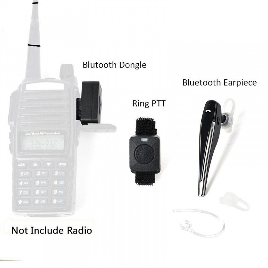 Bluetooth Гарнитура для раций Baofeng Kenwood