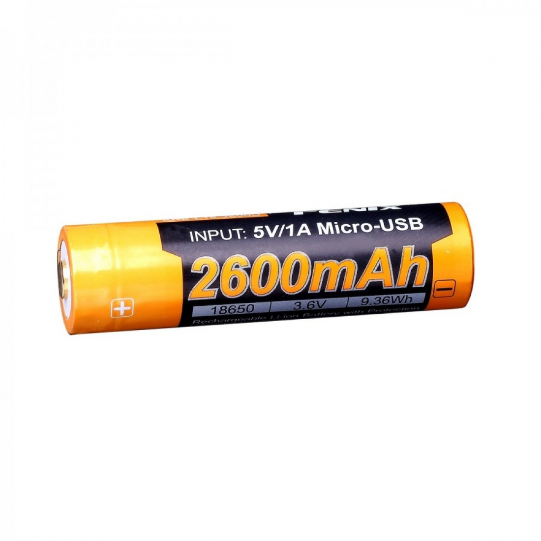 Аккумулятор 18650 Fenix ARB-L18 2600U mAh с разъемом для USB