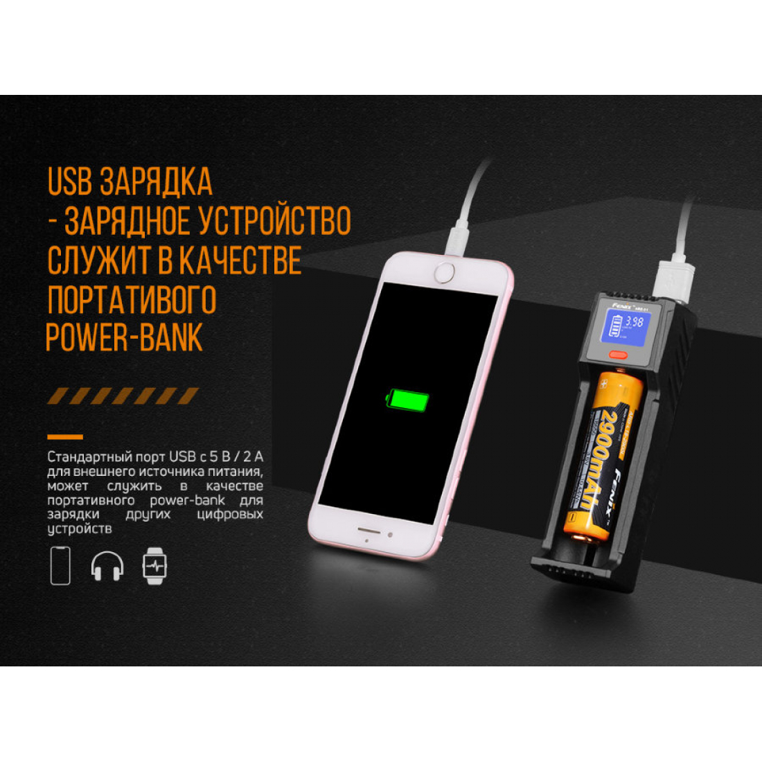 Зарядное устройство Fenix ARE-D1