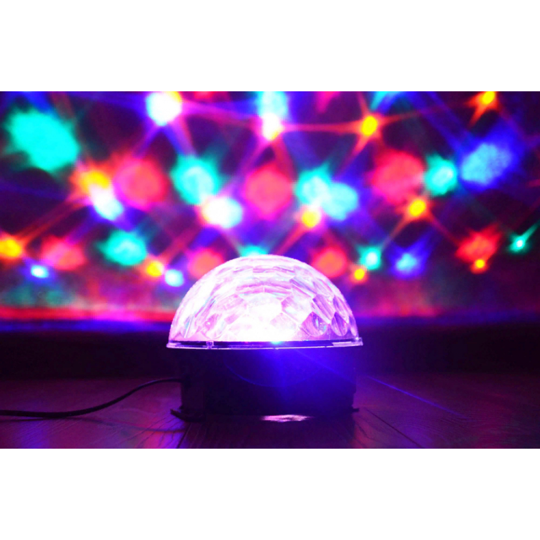 Проектор диско шар c MP3 плеером LED Ball Light с Bluetooth