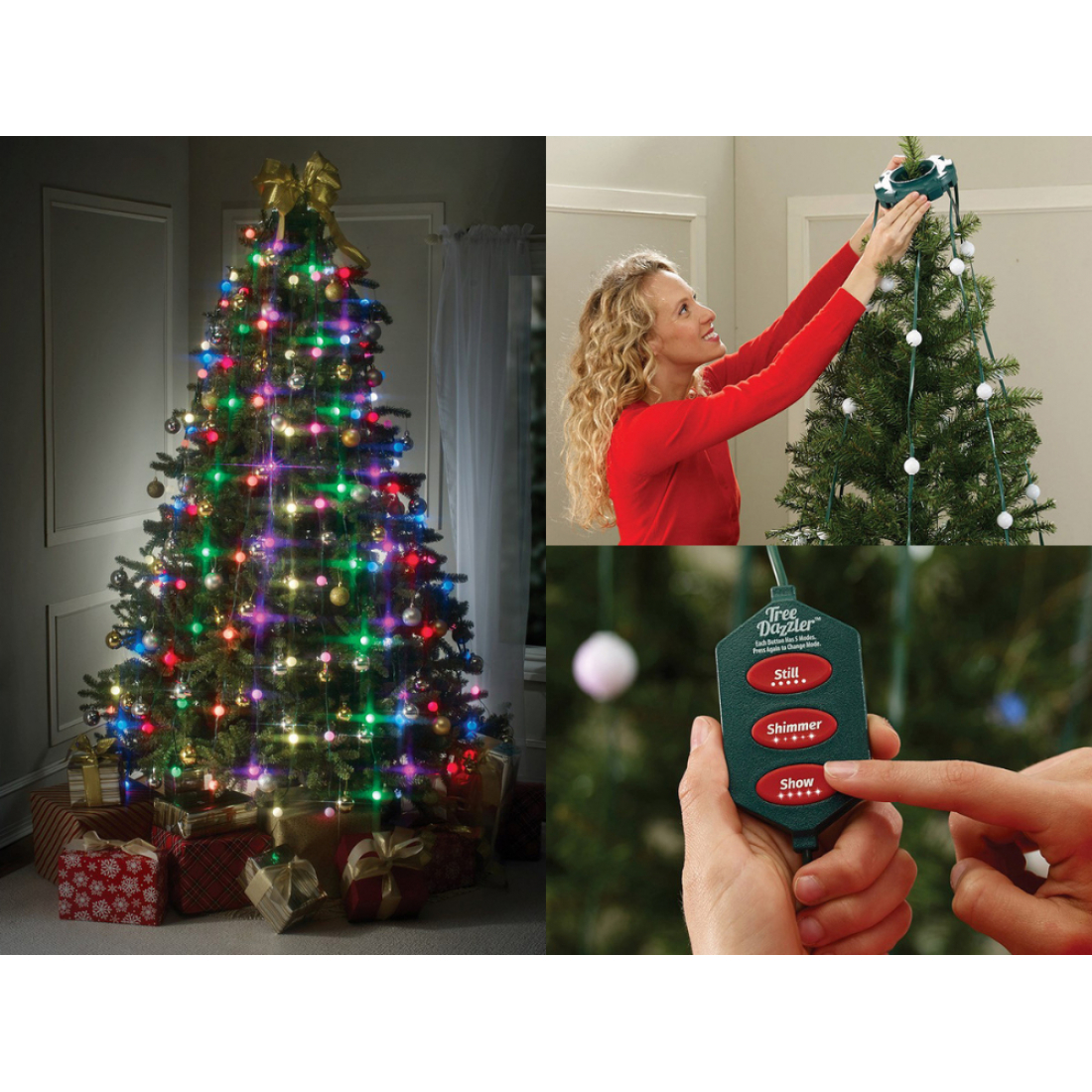 Конусная новогодняя гирлянда Tree Dazzler 48 шт