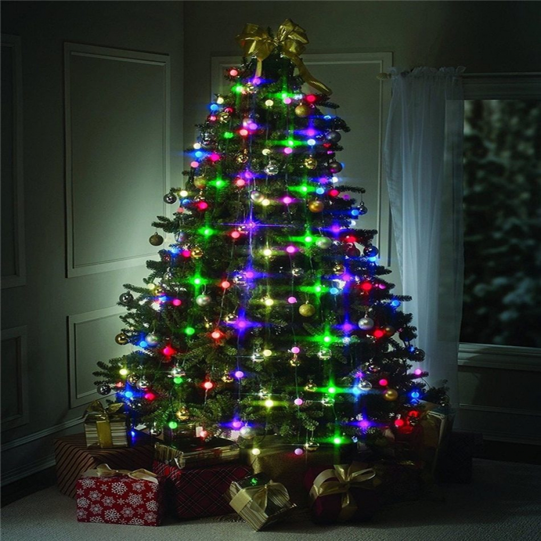 Конусная новогодняя гирлянда Tree Dazzler 64 шт