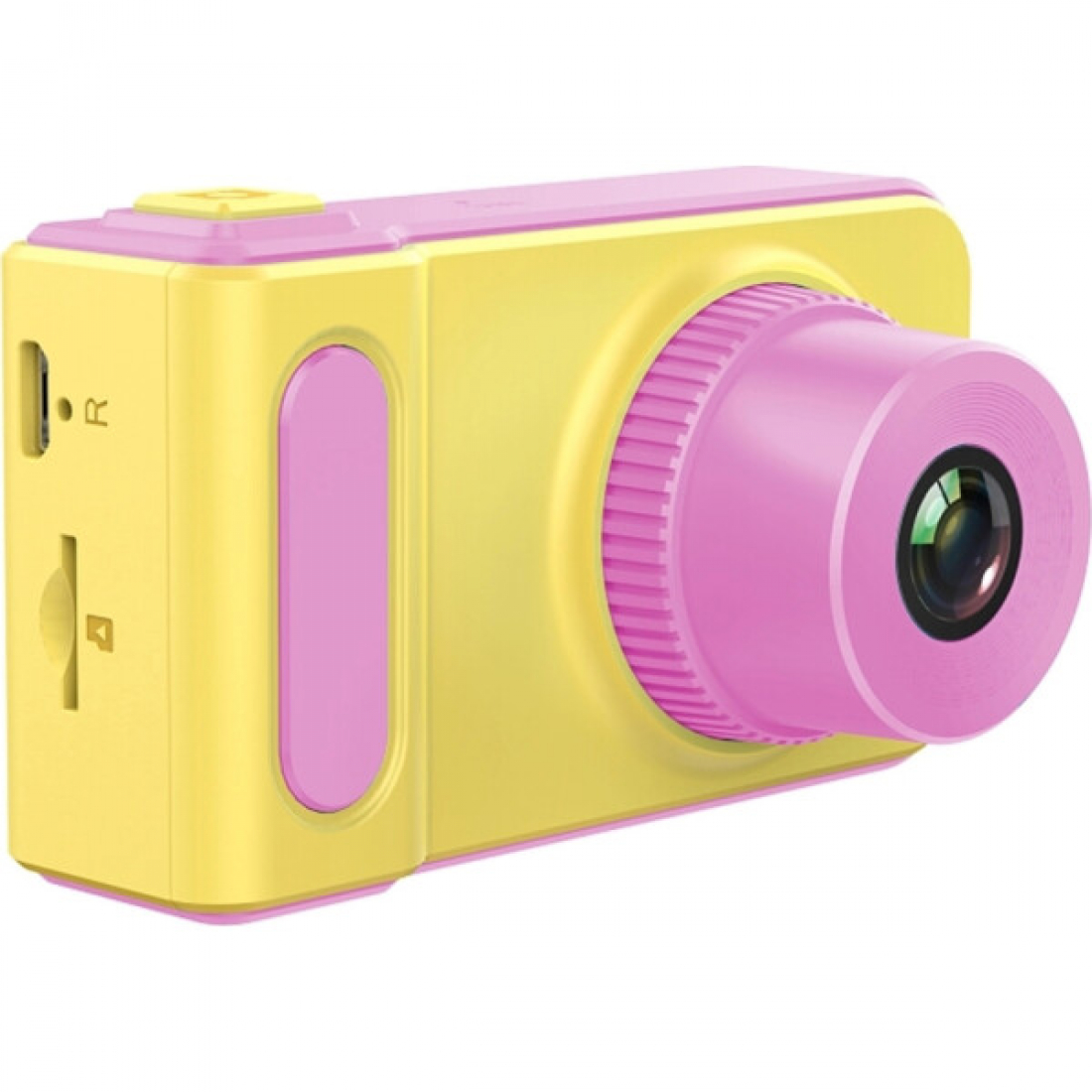 Детский фотоаппарат D601 желто - розовый
