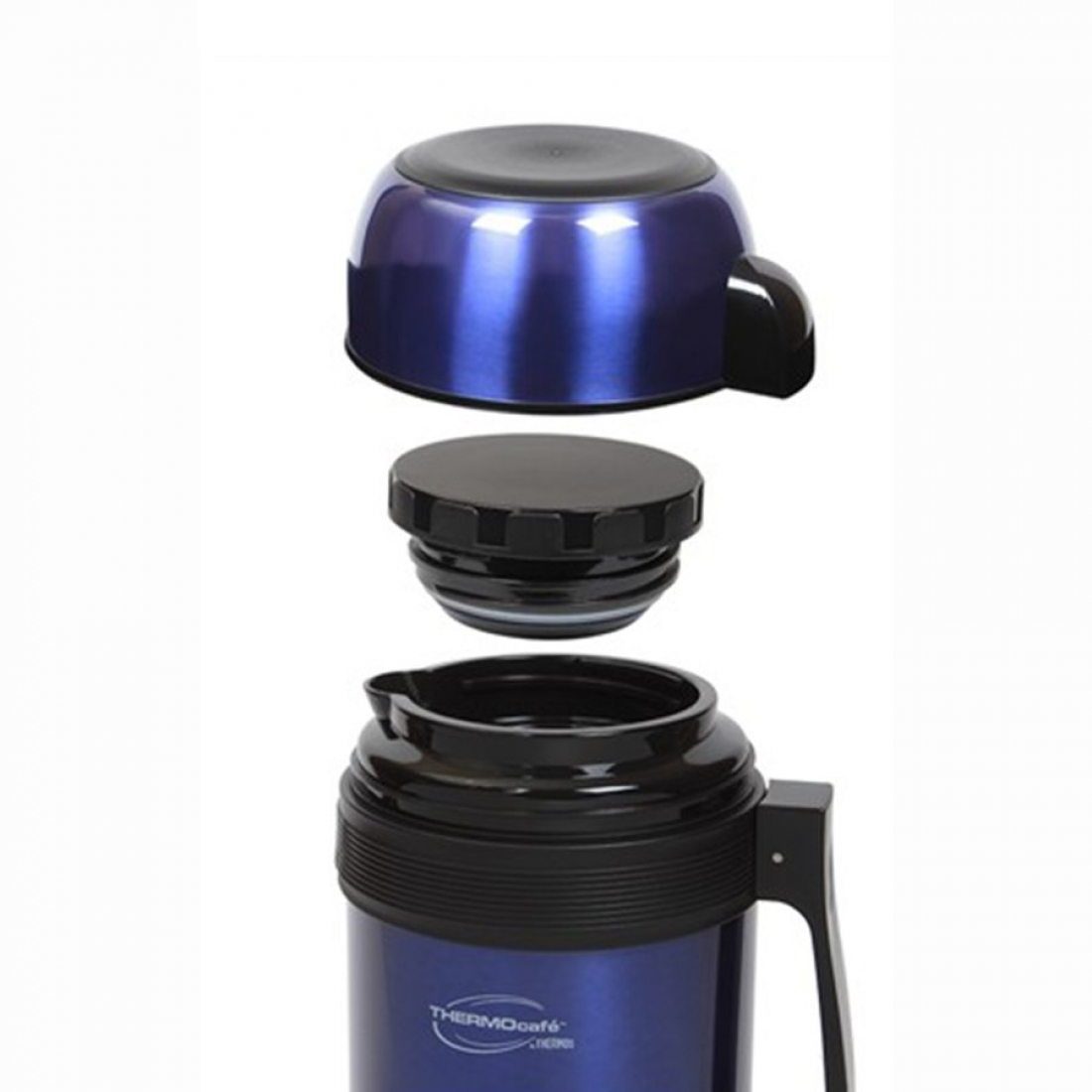 Термос Thermos ThermoCafe Lucky Vacuum Food Jar 2л Steel