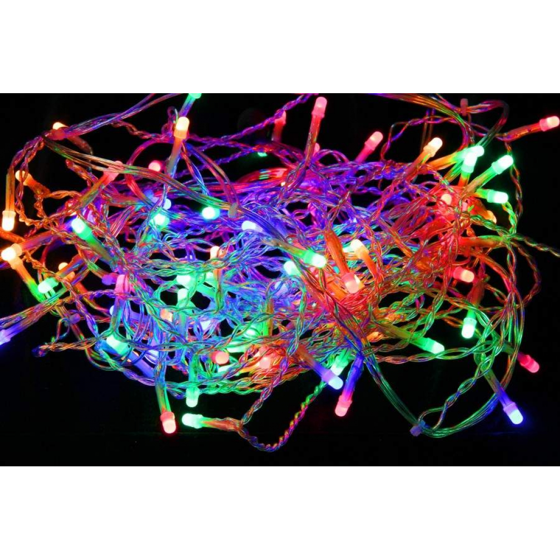 Новогодняя гирлянда светодиодная нить 300 led (20 метров) цветная