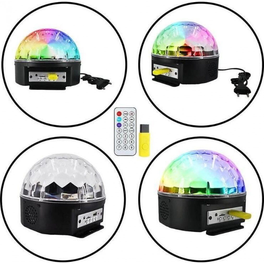 Проектор диско шар c MP3 плеером LED Ball Light с Bluetooth