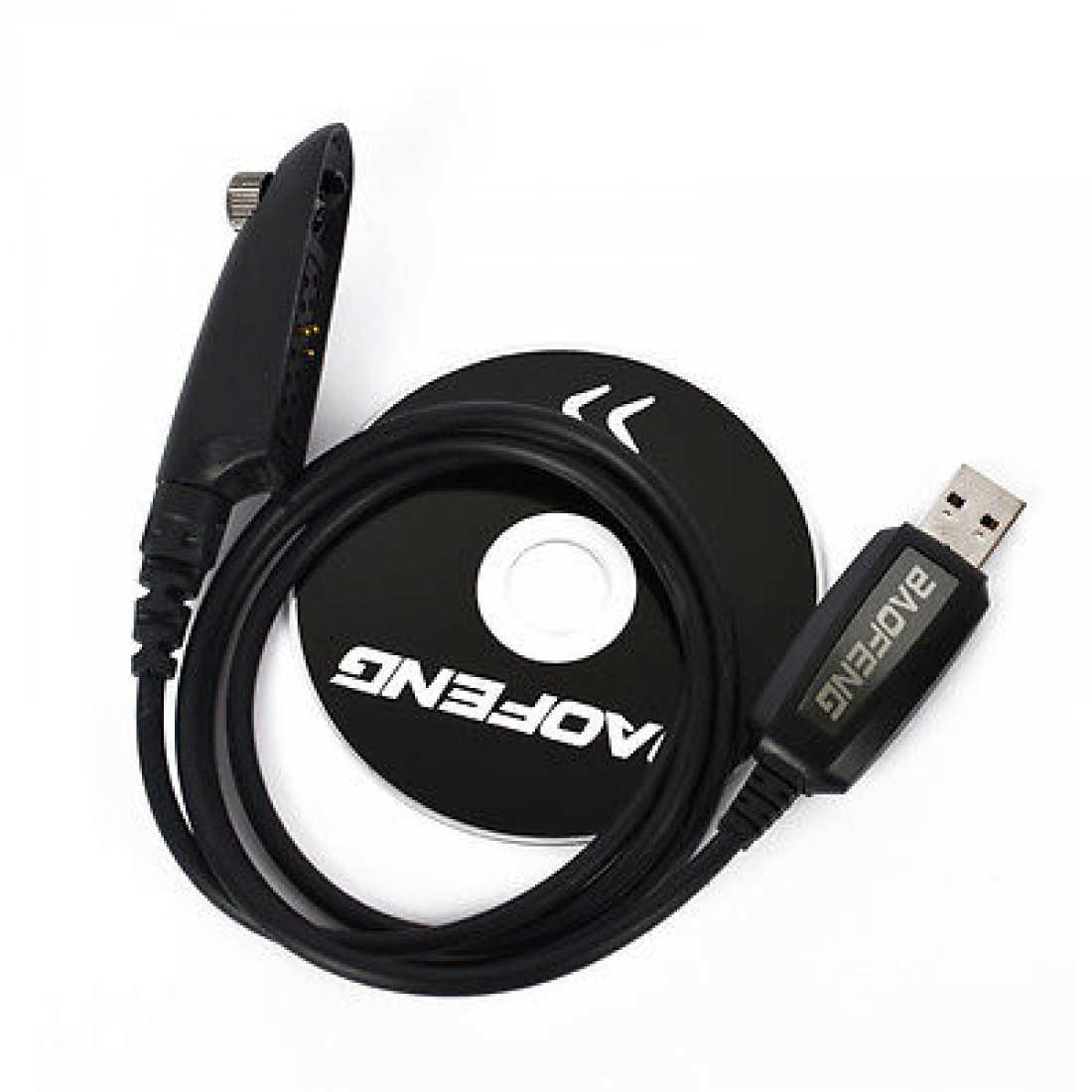 USB кабель и диск для программирования раций Baofeng BF-A58, BF-9700, GT-3WP и Motorola серии GP